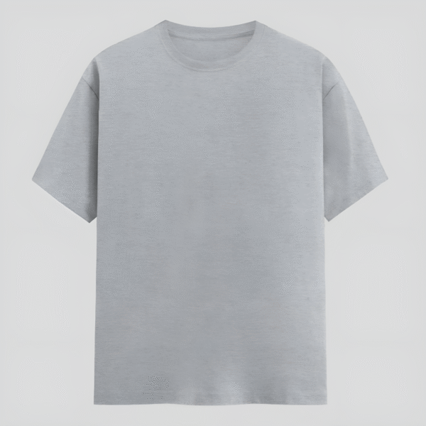 Unisex Classic Crew T-Shirt Grey Melange