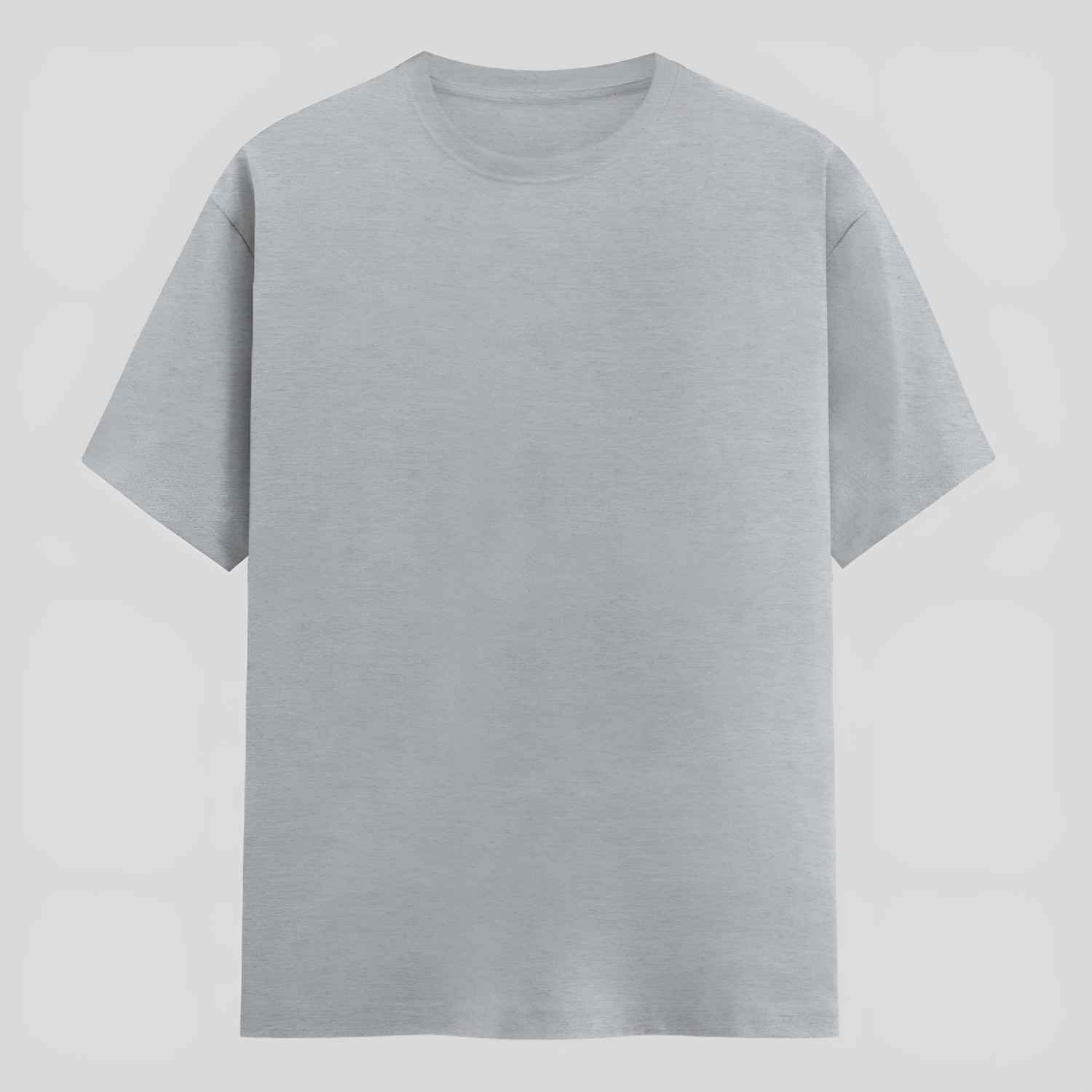 Unisex Classic Crew T-Shirt Grey Melange