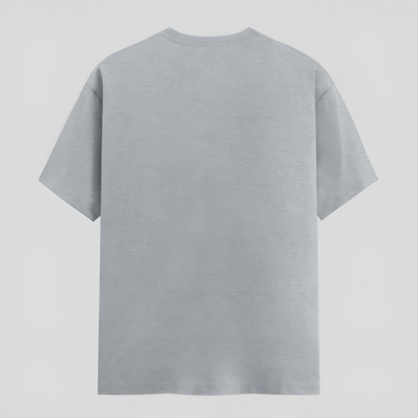Unisex Classic Crew T-Shirt Grey Melange - Image 2