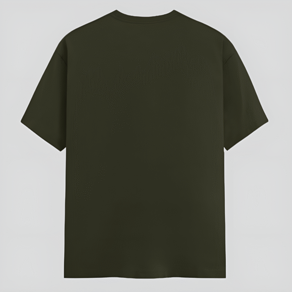 Unisex Classic Crew T-Shirt Olive Green - Image 2