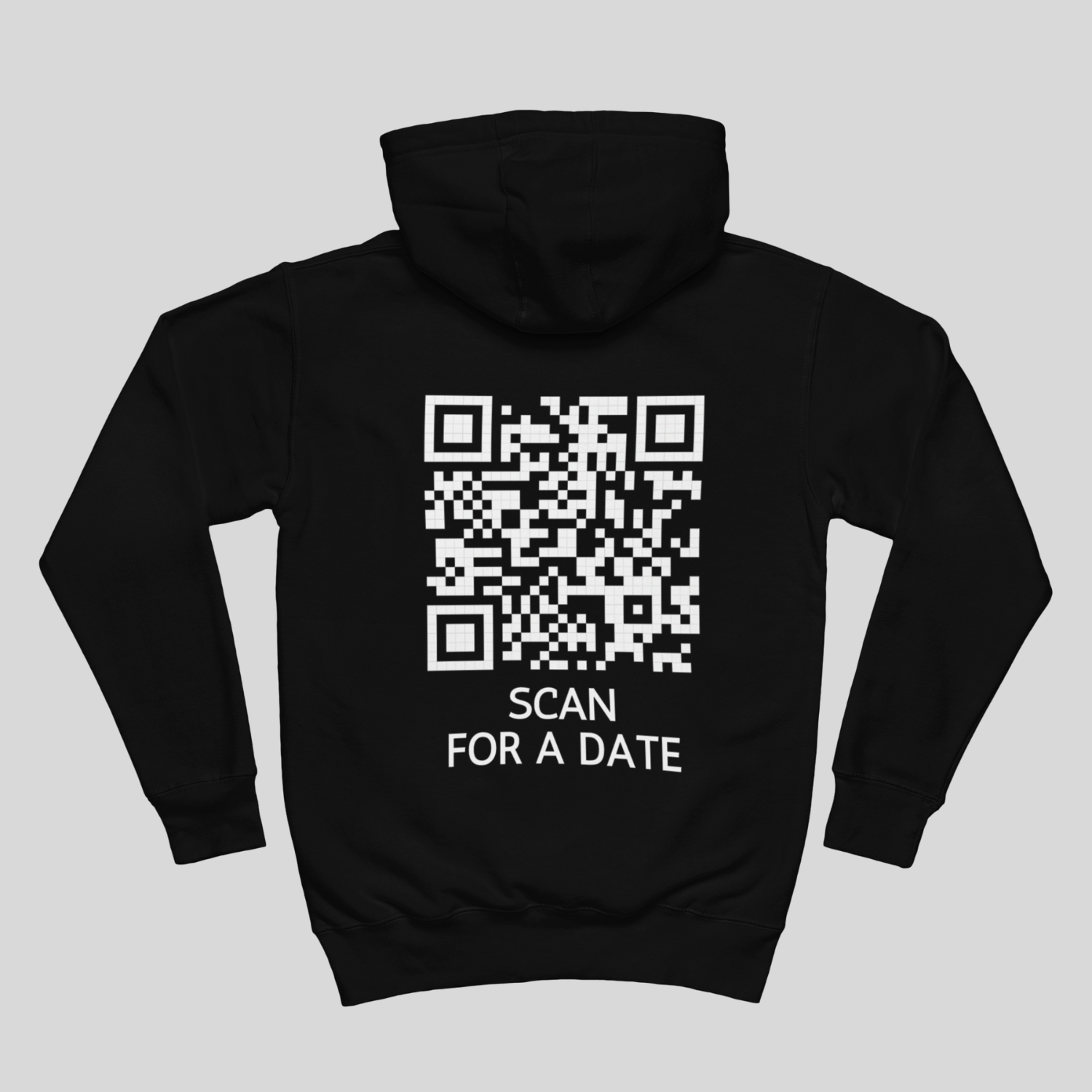 Scan For A Date? CLASSIC QR Code Hoodie Unisex